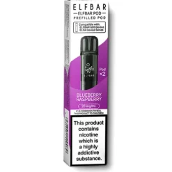 Blueberry Raspberry Elfbar 600 Prefilled Pods
