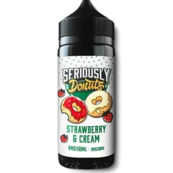 Strawberry and Cream Shortfill by Seriously