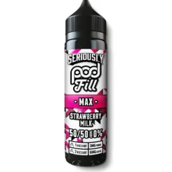 Strawberry Milk Shortfill by Seriously Pod Fill Max